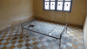 Das Bett eines Gefangenen.